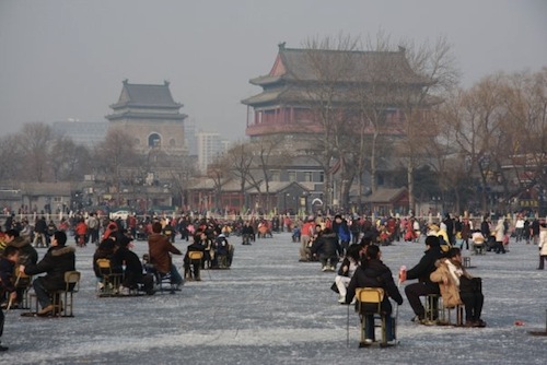 houhai lake ice skating