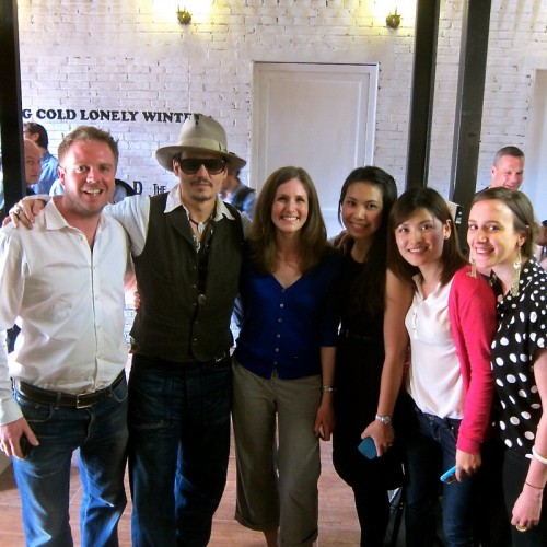 Johnny Depp in Beijing