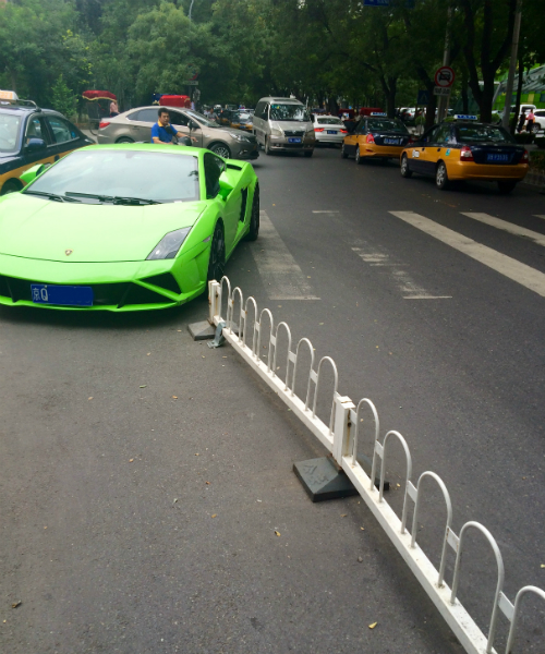 Parking offences in Beijing