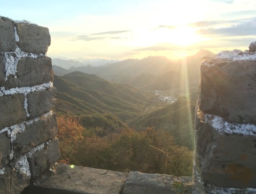 Sunrise from the Great Wall