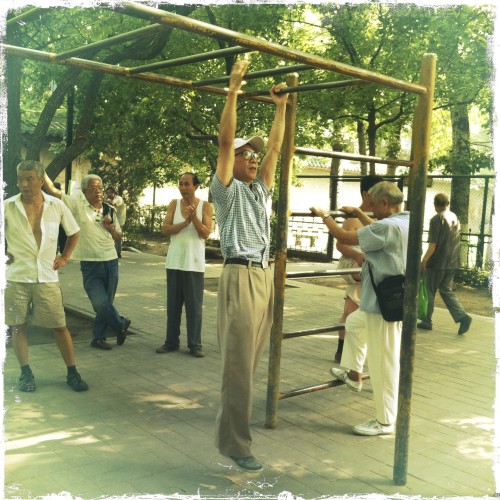 Chinese outdoor adult gyms - Houhai