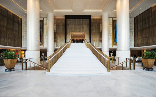 New Peninsula Beijing refurbishment lobby