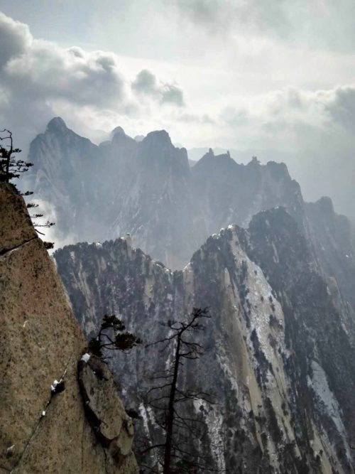 View from the summit at Huashan.
