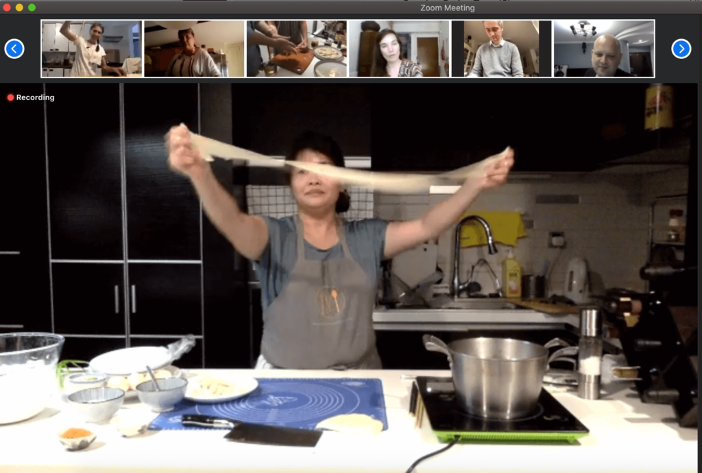 bespoke online noodle making class